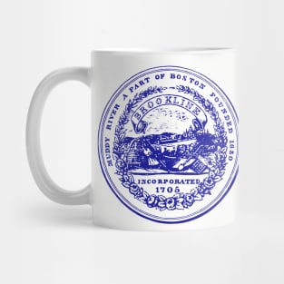 Brookline Massachusetts 1892 Logo Mug